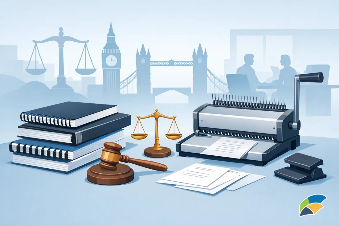 Law Firm Document Binding Example for UK Firms