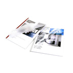 Set of Thermal binding covers or catalogues on a white background