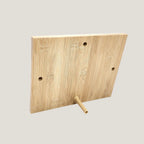 Bamboo wooden photoblock rear view