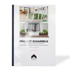 Project brochure in a thermal cover from Peleman formally Unibind