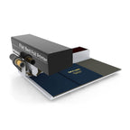 Flat bed foil printer with 'Peleman' branding on a white background