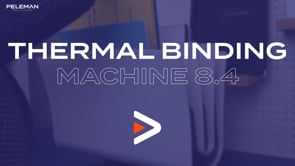 Peleman 8.4 Binding Machine – Maximum Capacity Thermal Binding