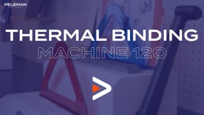 How to video on the 120 thermal binding machine uk