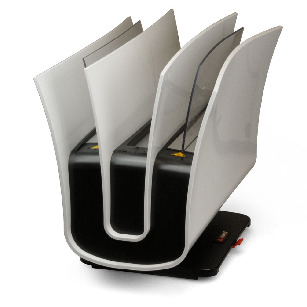 Modern electronic binding machine with a U-shaped design.